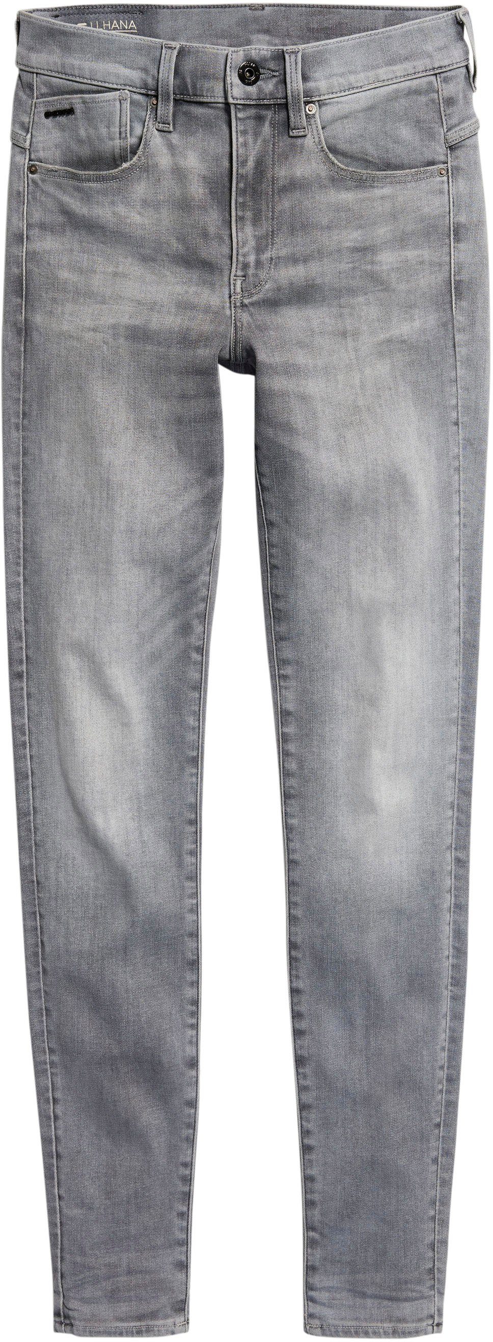 Stretchanteil mit durch Skinny-fit-Jeans faded G-Star sun Wohlfühlfaktor RAW grey