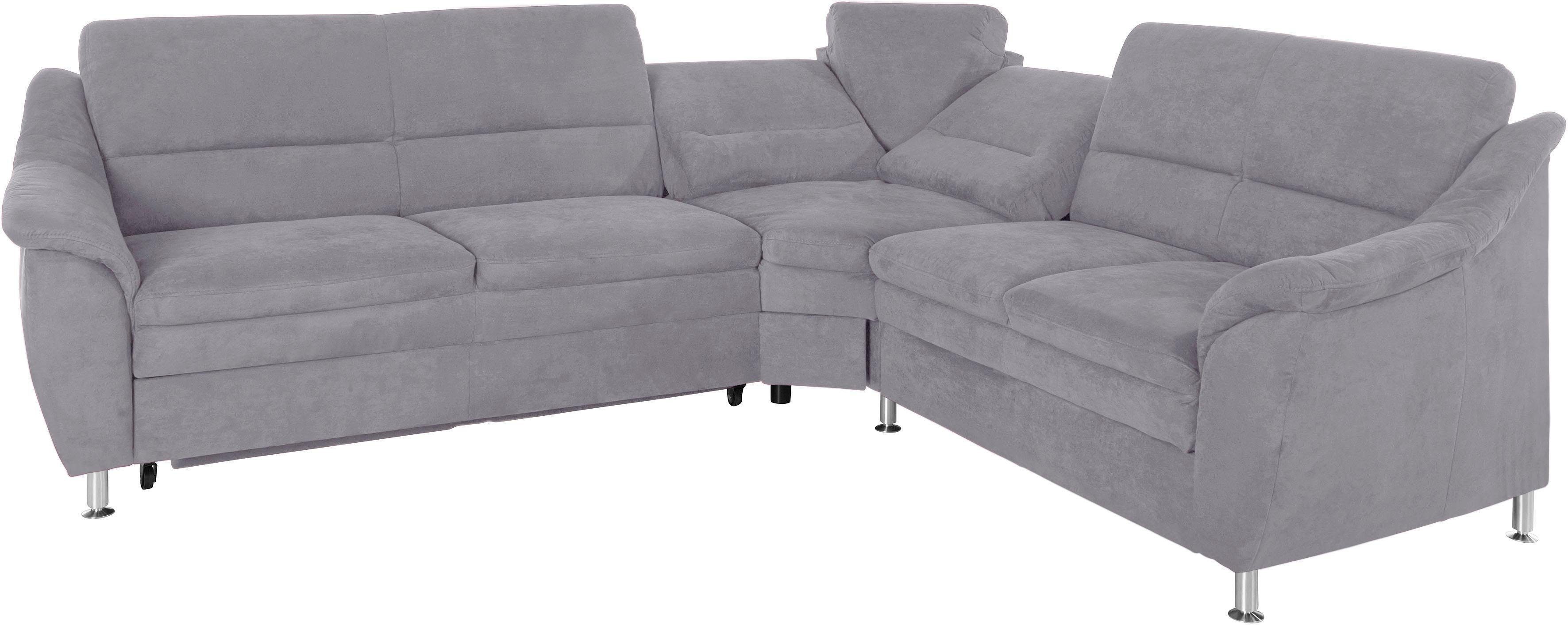 OTTO home Ecksofa Cardoso L-Form, mit Trapezecke für mehr Sitzkomfort, wahlweise auch mit Schlaffunktion