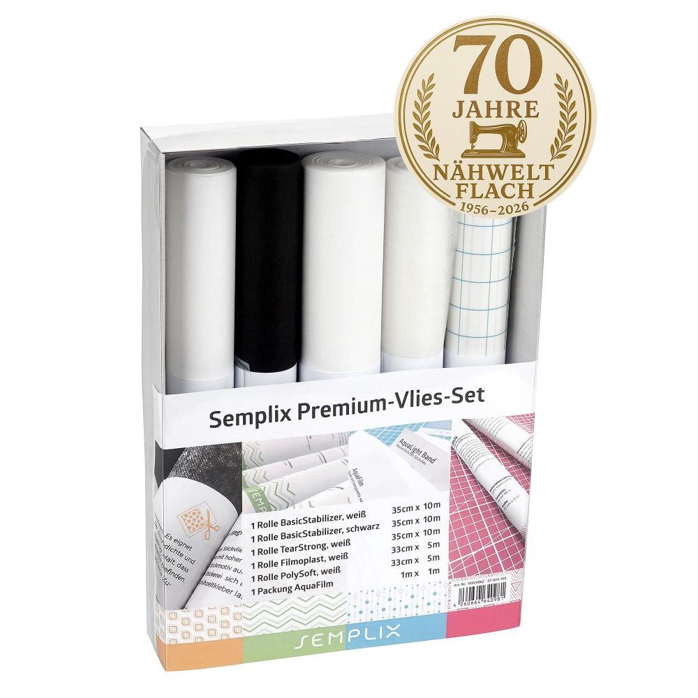 Semplix Stoff - Premium Vlies-Set Starter-Paket