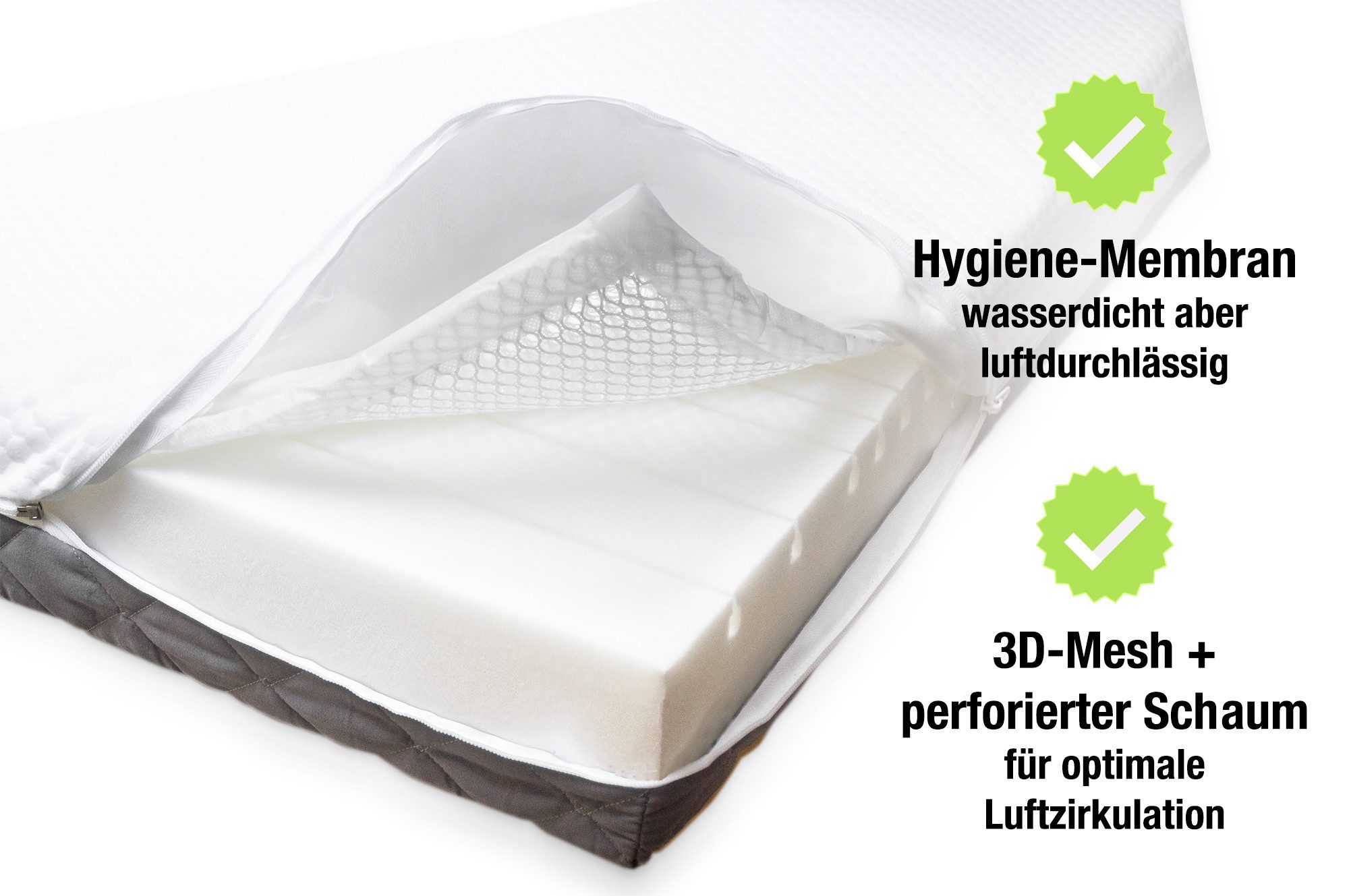 Babymatratze Royal, Babymatratze für Babybett, Baby Matratze, Ehrenkind, 10 cm hoch, (Verschiedene Größen für Babys und Kinder, EhrenkindMatratze), Belastbarkeit: 75kg