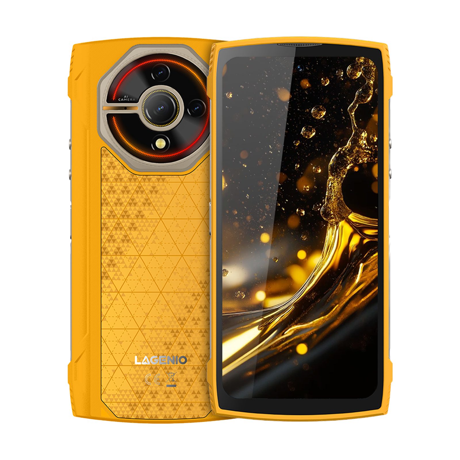 LAGENIO Panther 2 Pro Outdoor Handy 256GB Rugged Smartphone Smartphone (256 GB Speicherplatz, Outdoor Handy mit GPS, MIL-STD-810H)