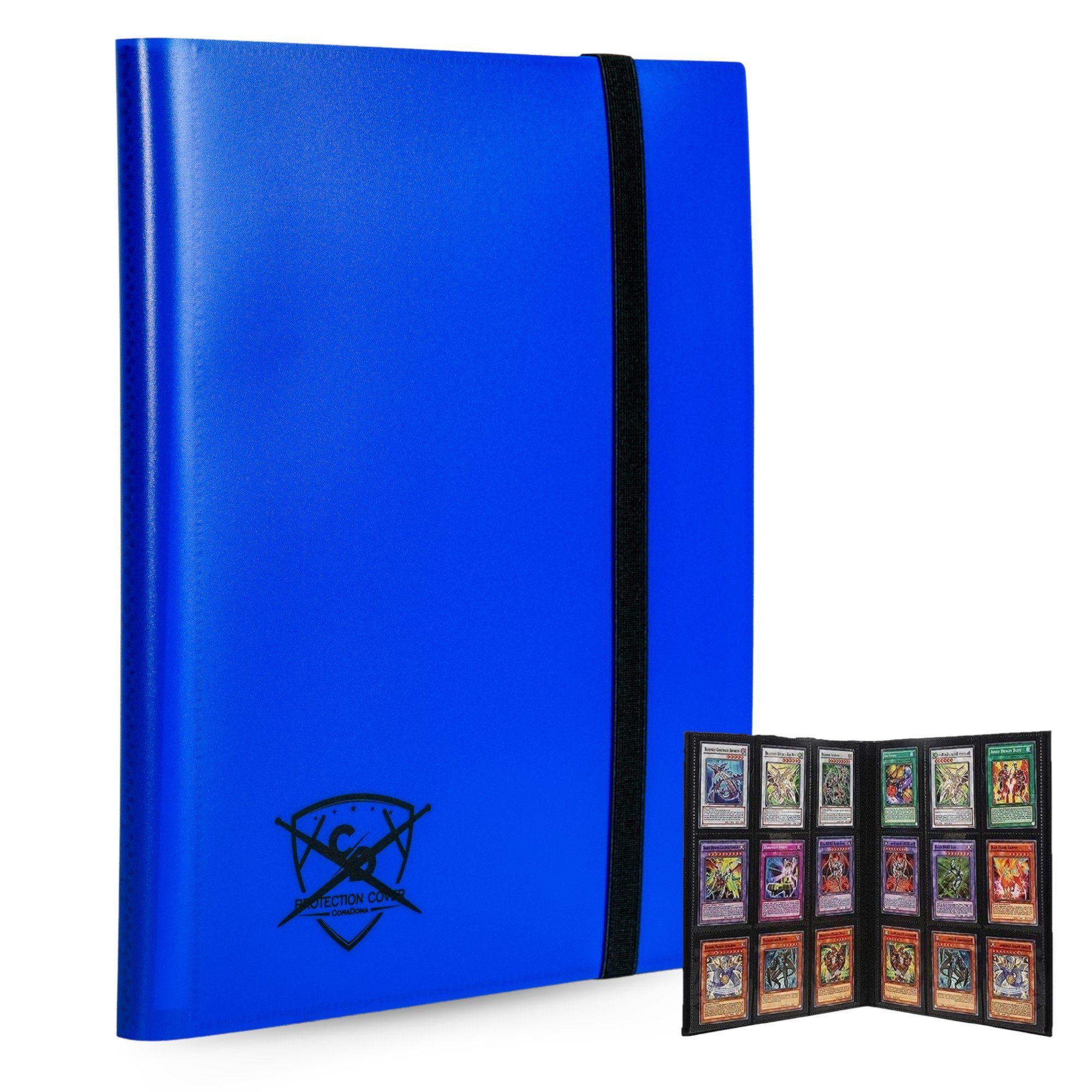 Coradoma Sammelkarte Sammelalbum für 360 Pokemon Karten Pro Card Binder Ordner, 40 Seiten je 9 Karten Portfolio