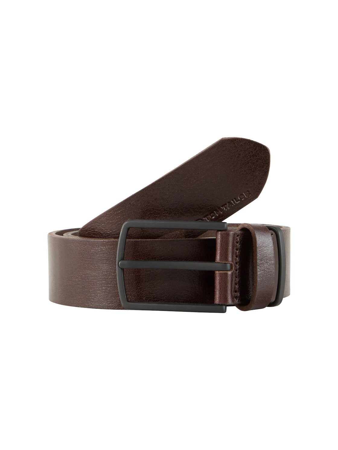 TOM TAILOR Ledergürtel Belts TTHENRY Ledergürtel mit eckiger Dornschließe günstig online kaufen