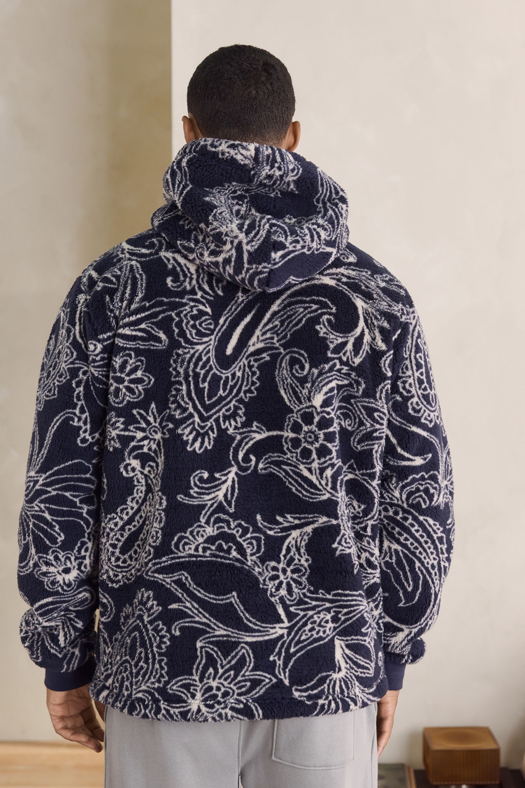 Next Kapuzenpullover Kapuzensweatshirt mit Teddyfell (1-tlg) günstig online kaufen