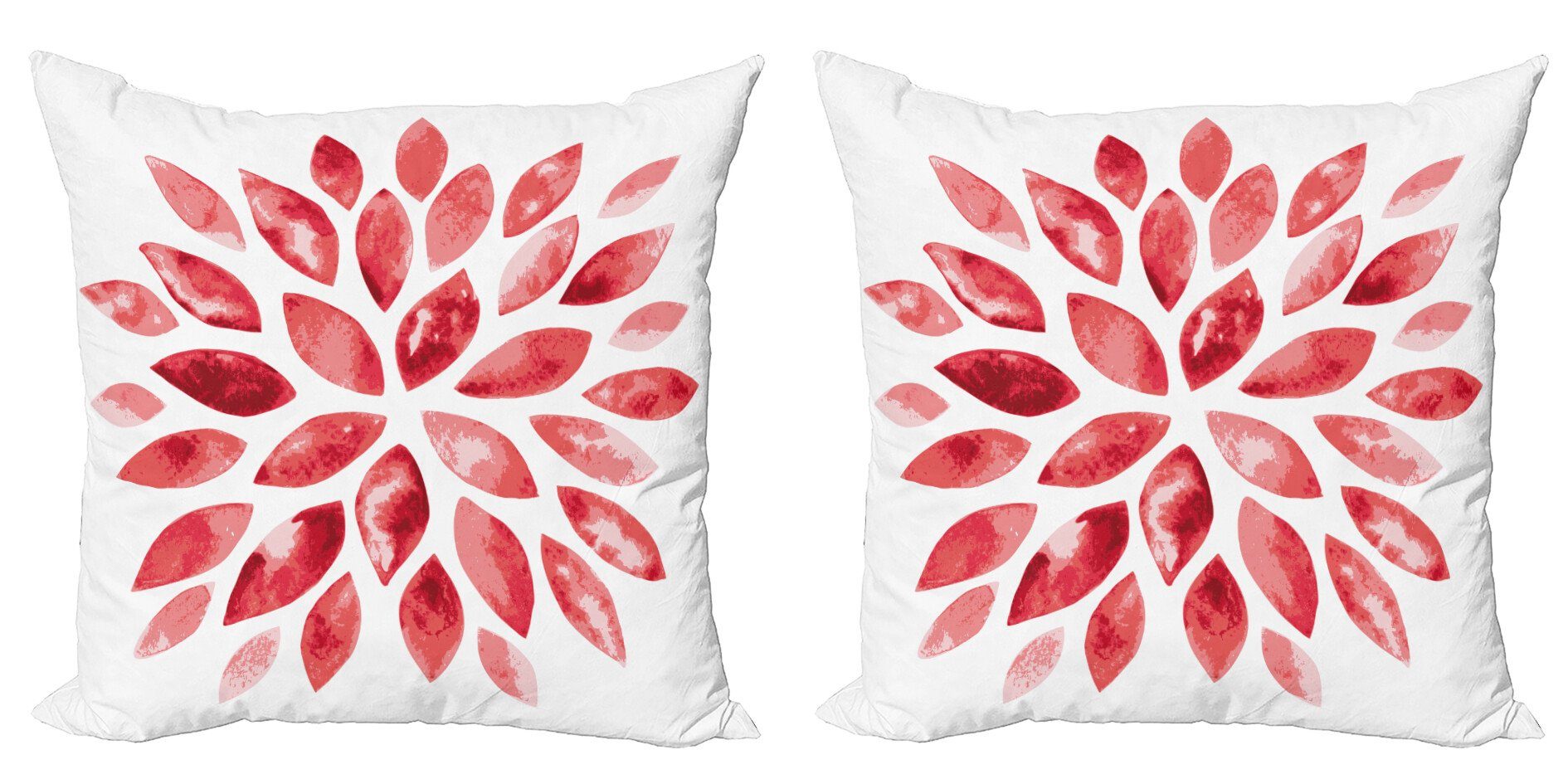 Natur Stück), Abakuhaus Doppelseitiger Blossom Accent (2 Modern Blumen Digitaldruck, Schönheit Kissenbezüge