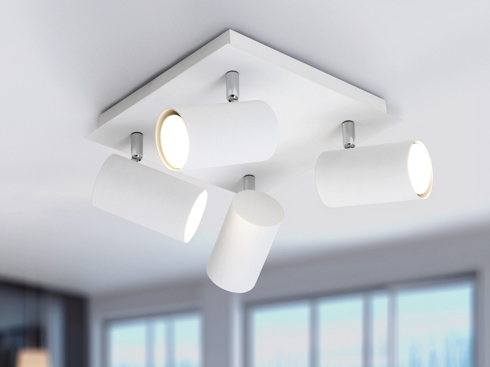 TRIO Leuchten LED Deckenstrahler, Dimmfunktion, LED wechselbar, Warmweiß, k günstig online kaufen