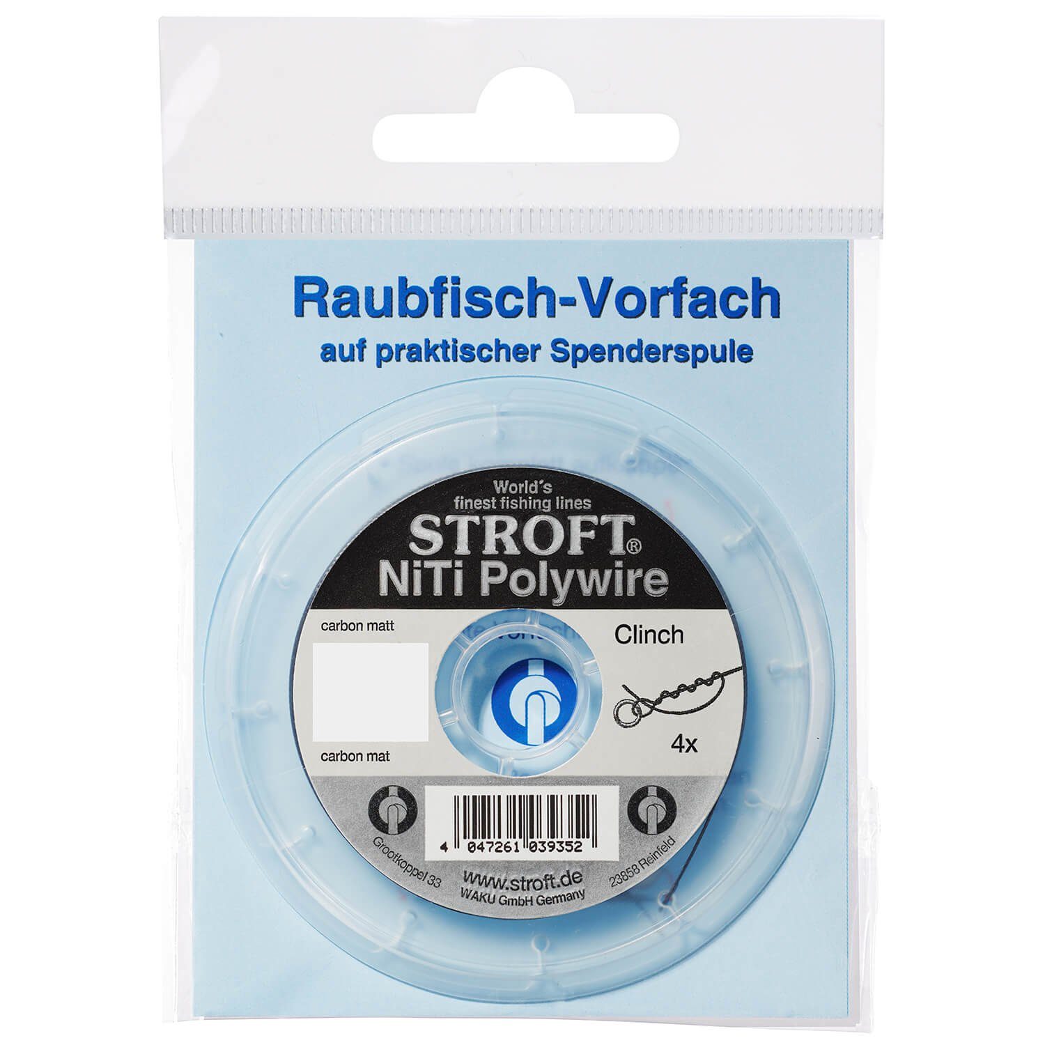 Stroft Vorfachschnur Stroft Vorfachschnur NiTi Polywire 2m, 2 m Länge, 0,20 mm Fadendurchmesser, (1-St)