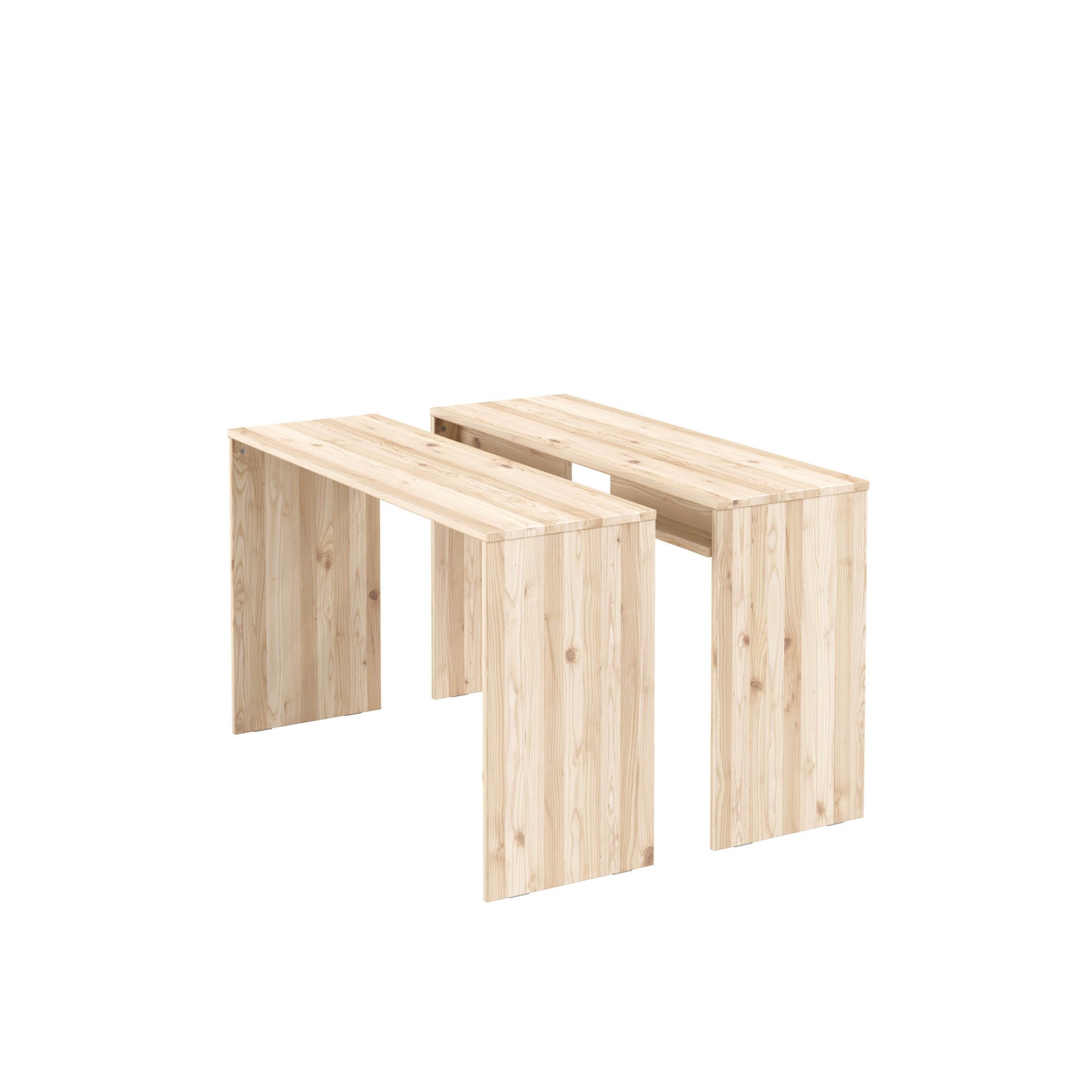 Karup Design Esstisch Join-In Dining Table 2-teiliger Esstisch aus FSC®-Massivholz, kombinierbar oder einzeln nutzbar, robust, skandinavisches Design