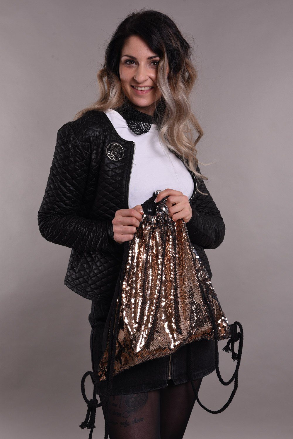 styleBREAKER Turnbeutel Turnbeutel mit Wendepailletten (1-tlg)