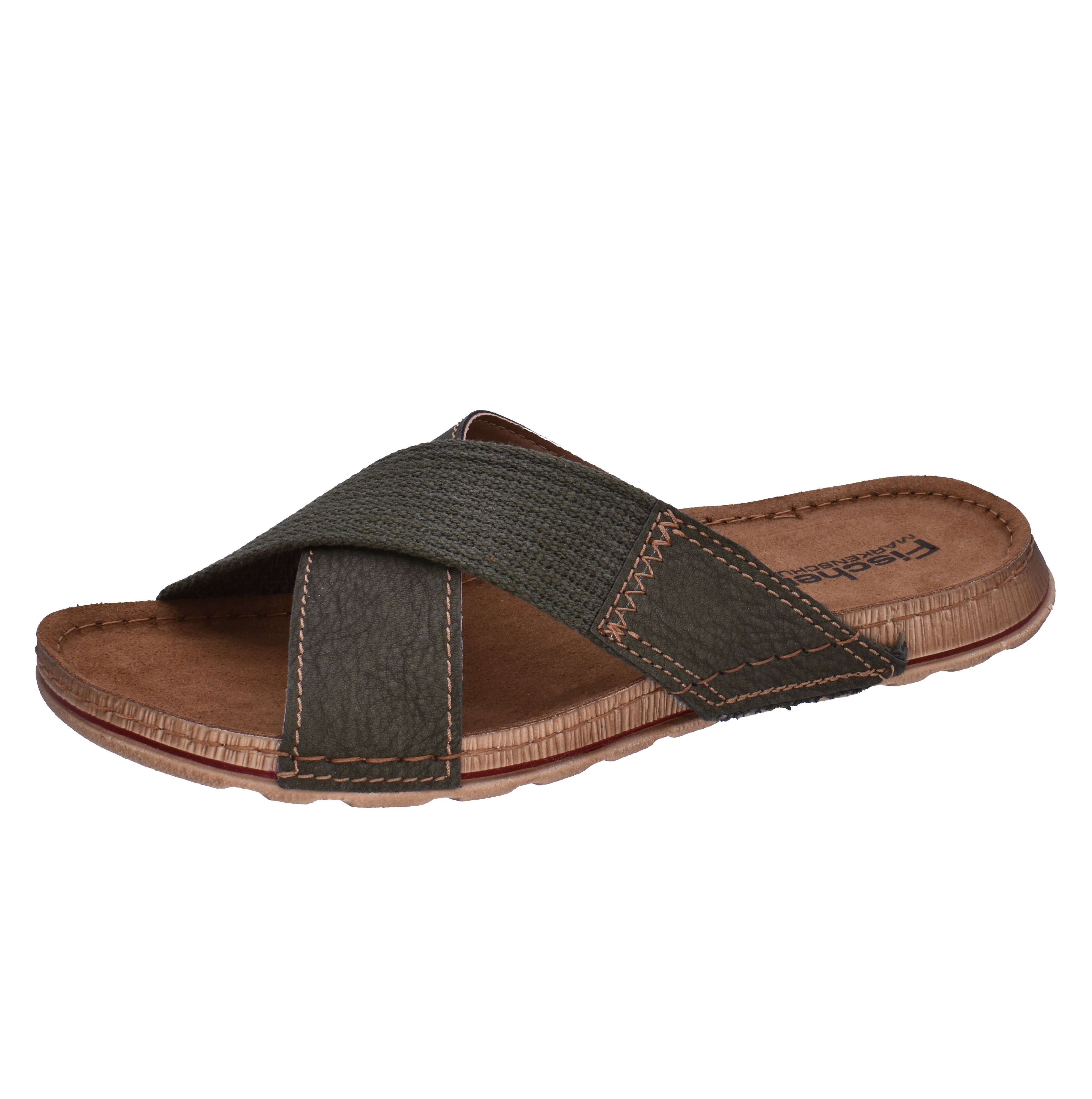 Fischer-Markenschuh Lukas Pantolette aus Vegano, gepolstertes günstig online kaufen
