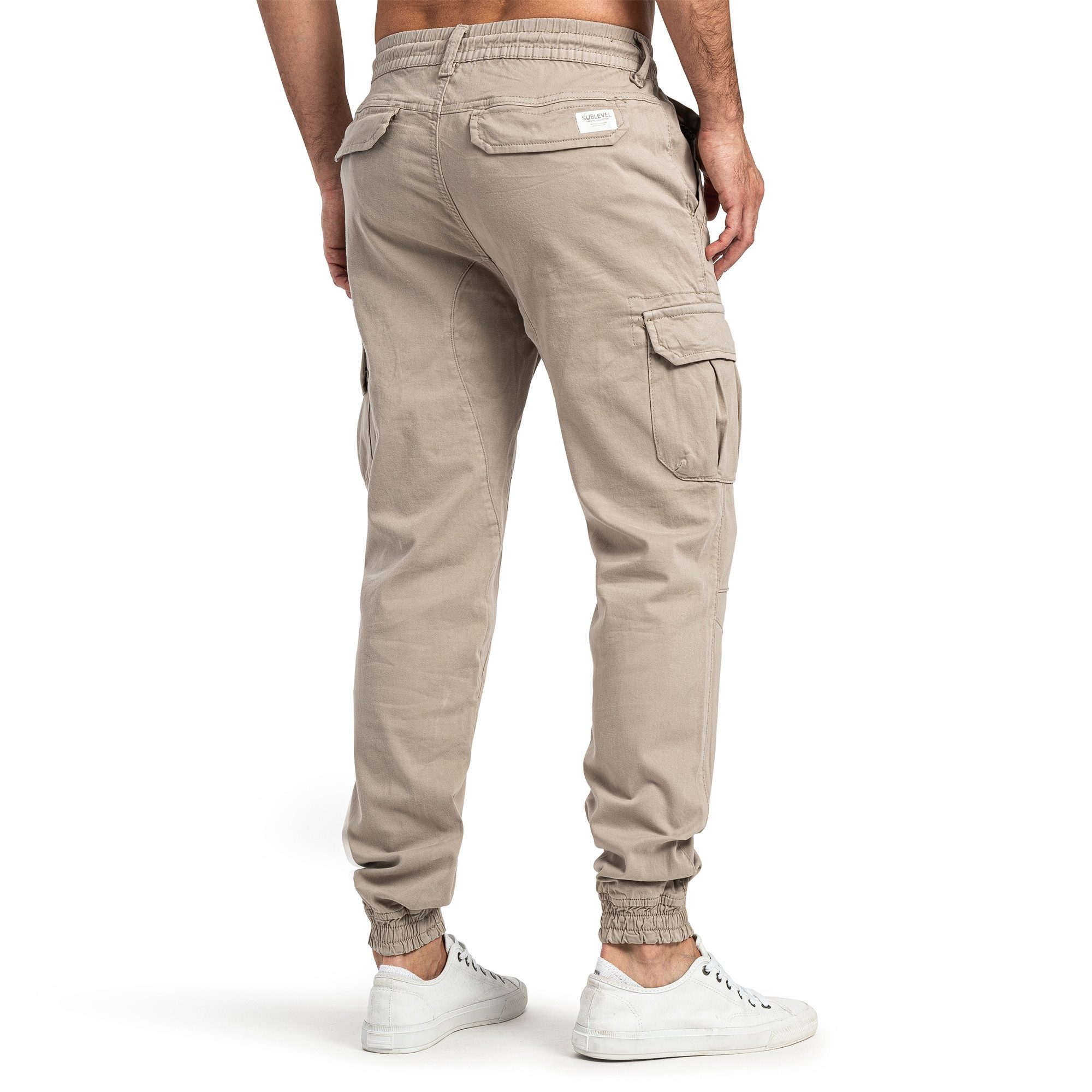 SUBLEVEL Cargohose Herren Cargo Hose Jeans Sweatpant Chino Jogginghose günstig online kaufen