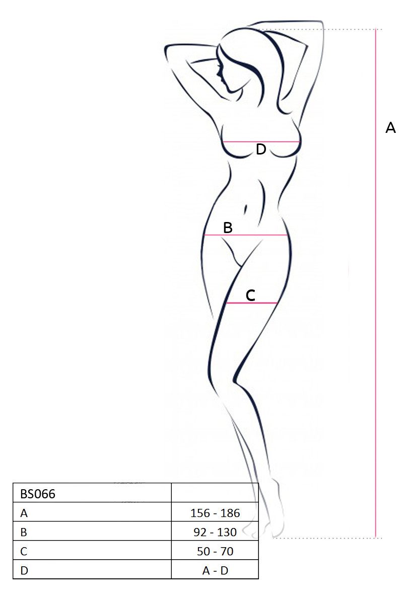 Passion Bodystocking-Ouvert Bodystocking-Ouvert in weiß - S-L