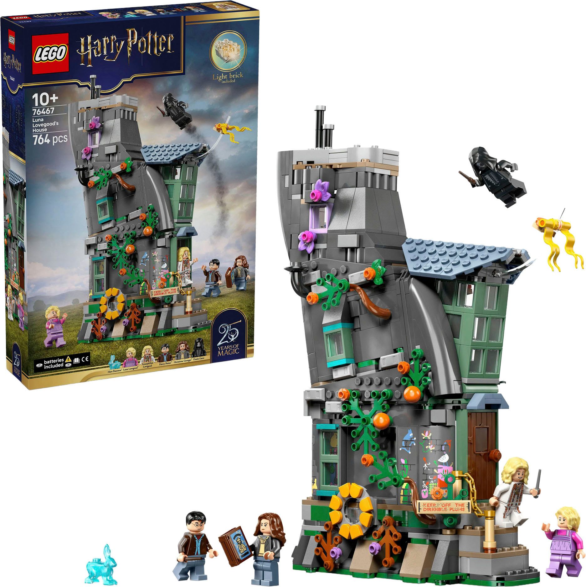 LEGO® Luna Lovegoods Haus (76467), LEGO Harry Potter Konstruktionsspielsteine, (764 St)