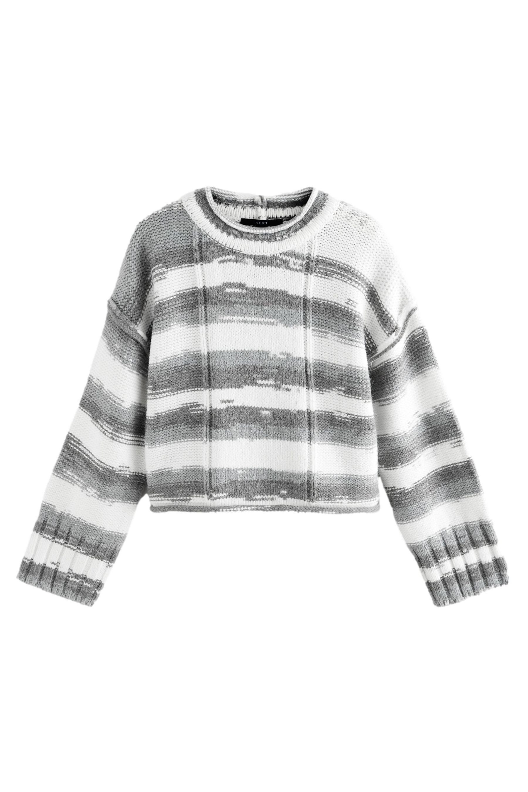 Next Streifenpullover Getreifter, gestrickter Pullover Spacedye-Muster günstig online kaufen