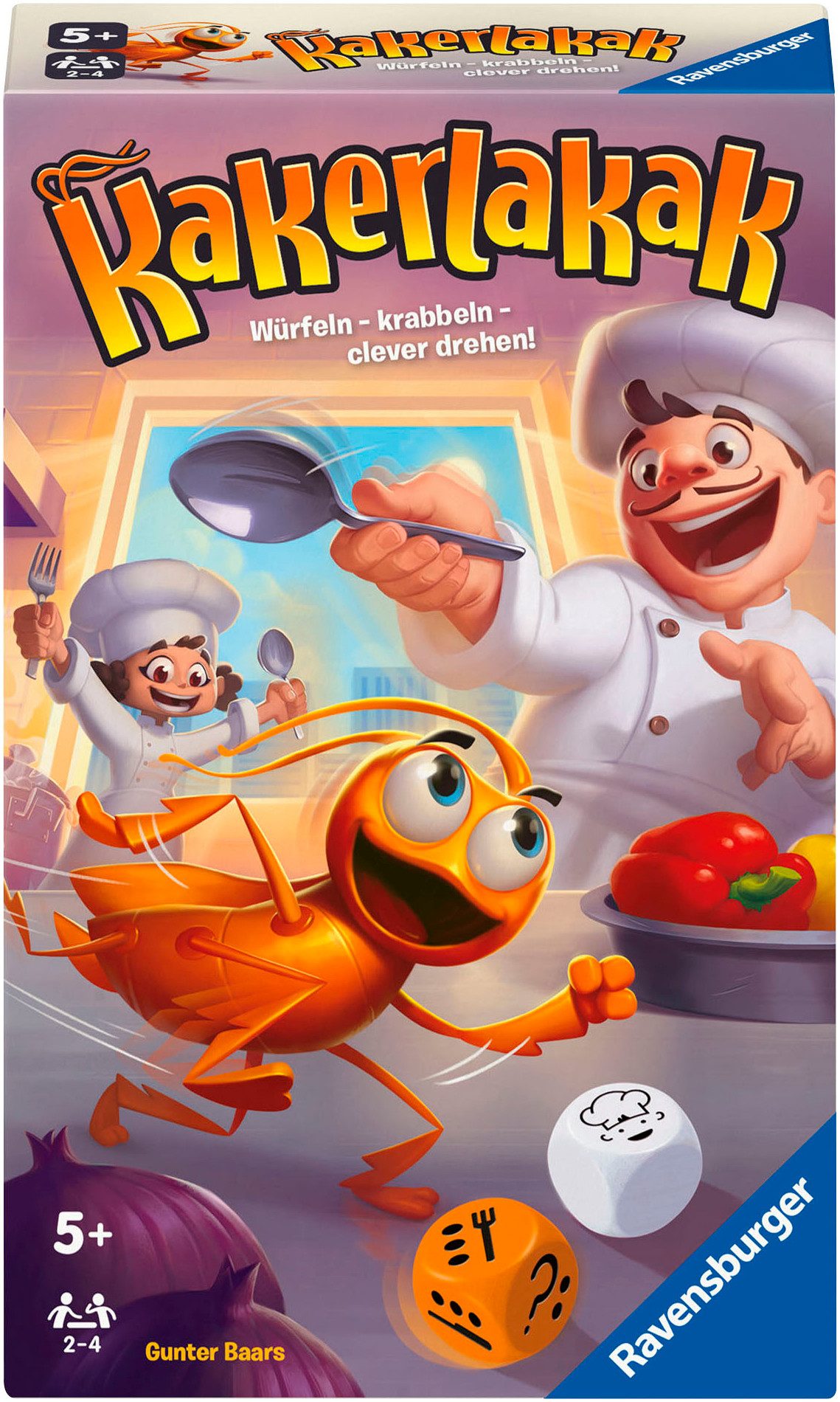 Ravensburger Spiel Kakerlakak, Kinderspiel, Made in Europe
