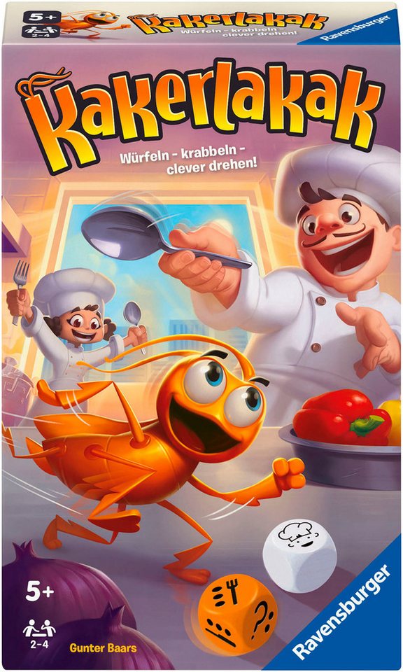 Ravensburger Spiel Kakerlakak, Kinderspiel, Made in Europe