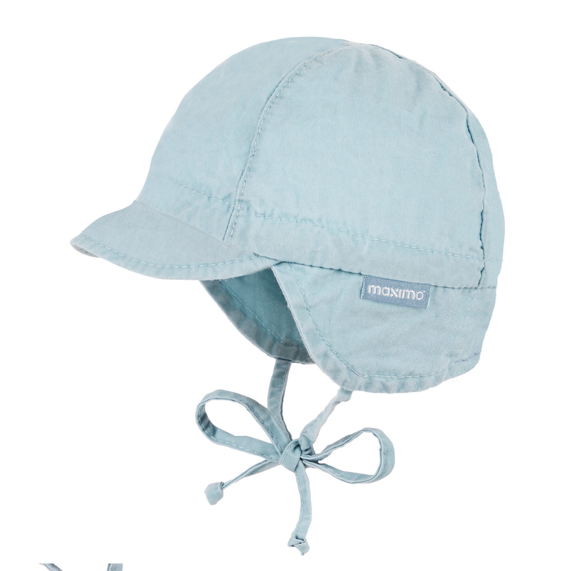MAXIMO Schirmmütze GOTS BABY-Schildmütze Waschoptik, Band, UV (1-St)