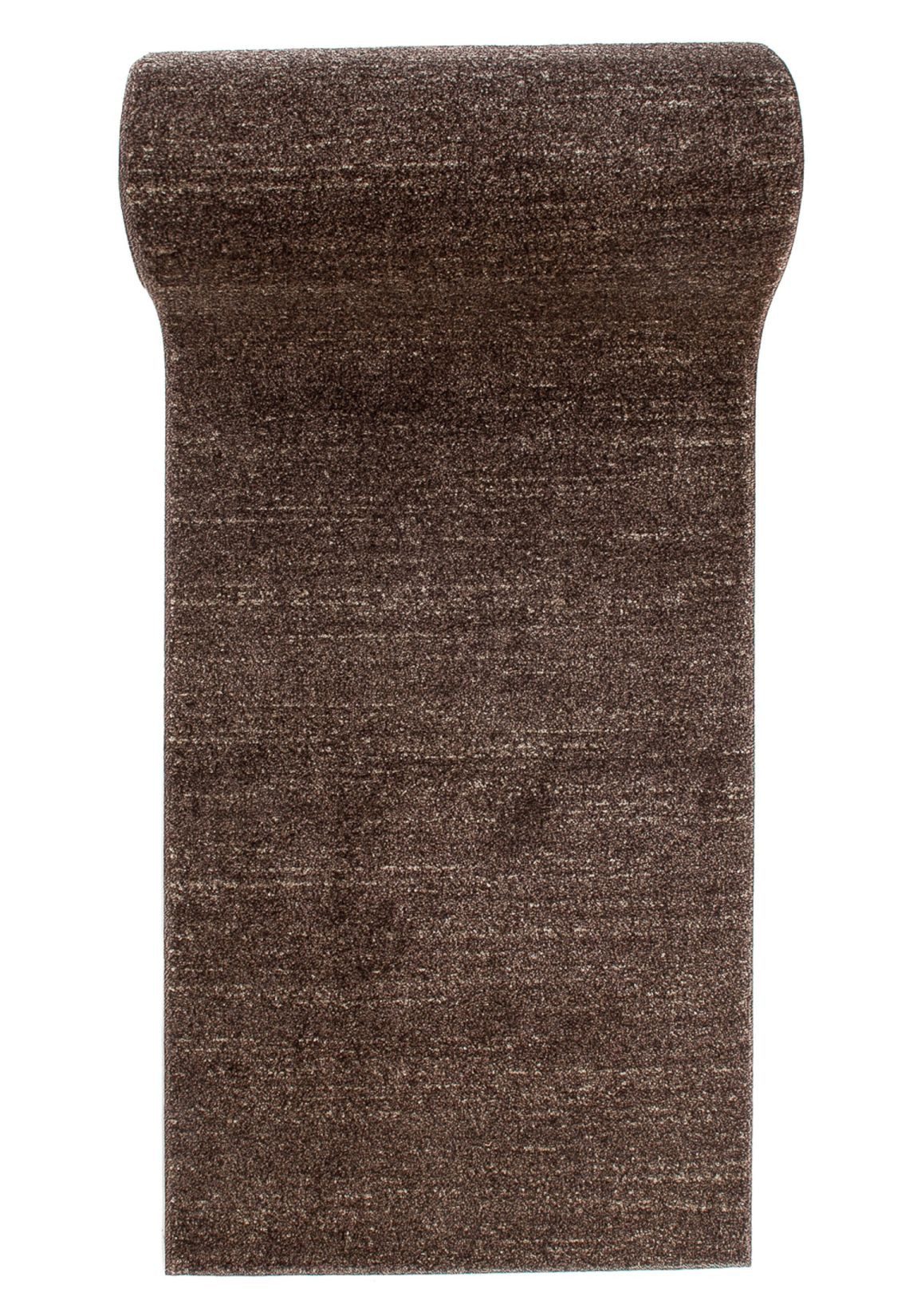 Mazovia Läufer Modern Einfarbig Braun Flur, Schlafzimmer, Diele, Fußbodenheizung
