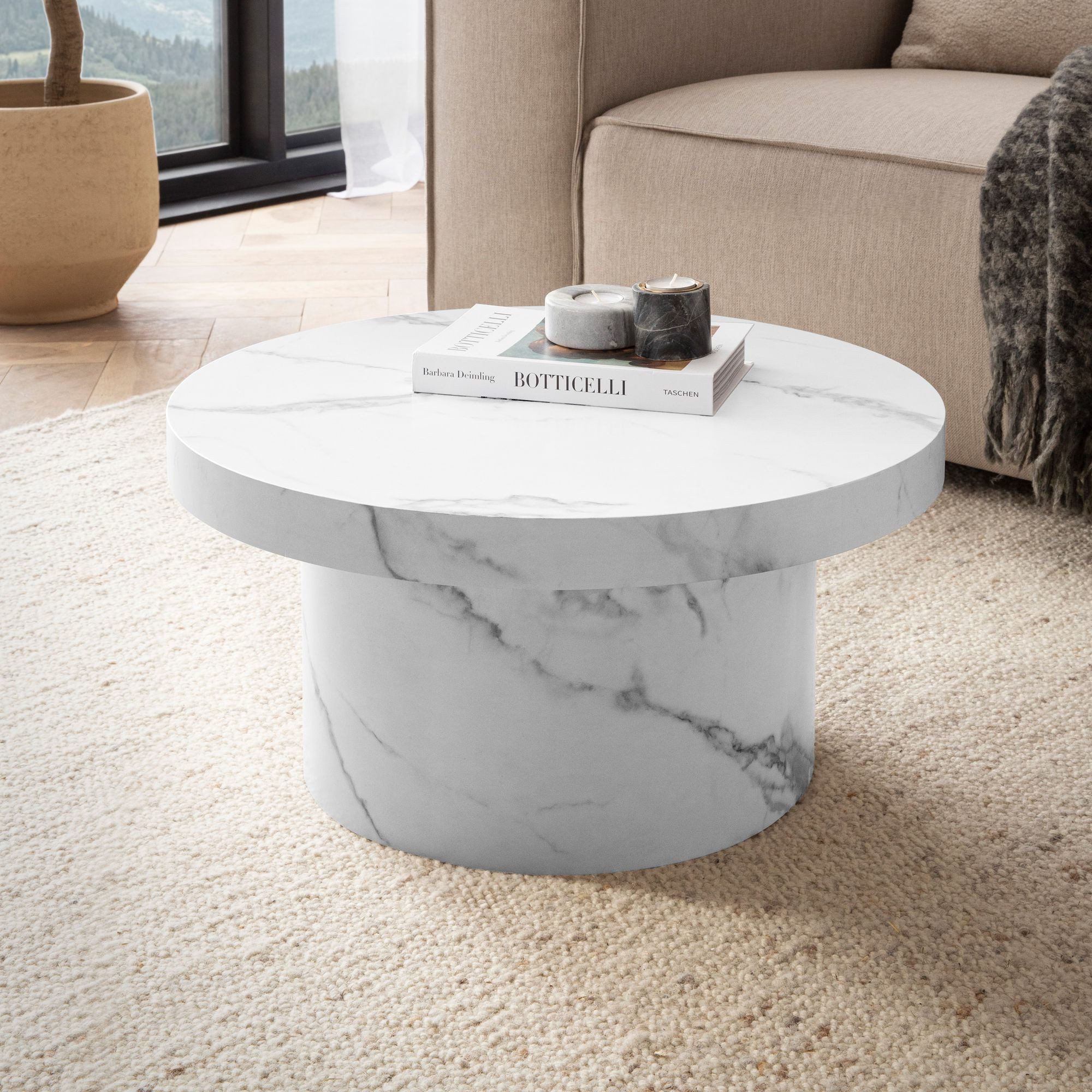 FINEBUY Couchtisch FB59772 (60x60x30 cm MDF, günstig online kaufen