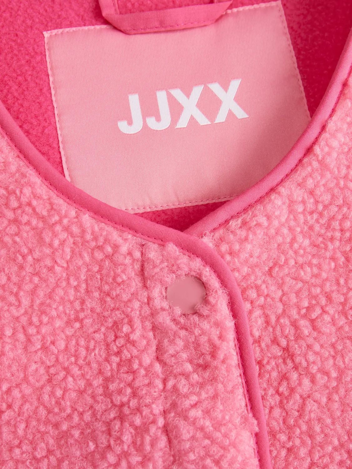 JJXX Plüschweste JXVERA (1-tlg) für einen lässigen Look in unifarben oder mit Leopardenmuster