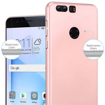 Cadorabo Handyhülle Honor 8 / 8 PREMIUM Honor 8 / 8 PREMIUM, Handy Schutzhülle - Hülle - Robustes Hard Cover Back Case Bumper