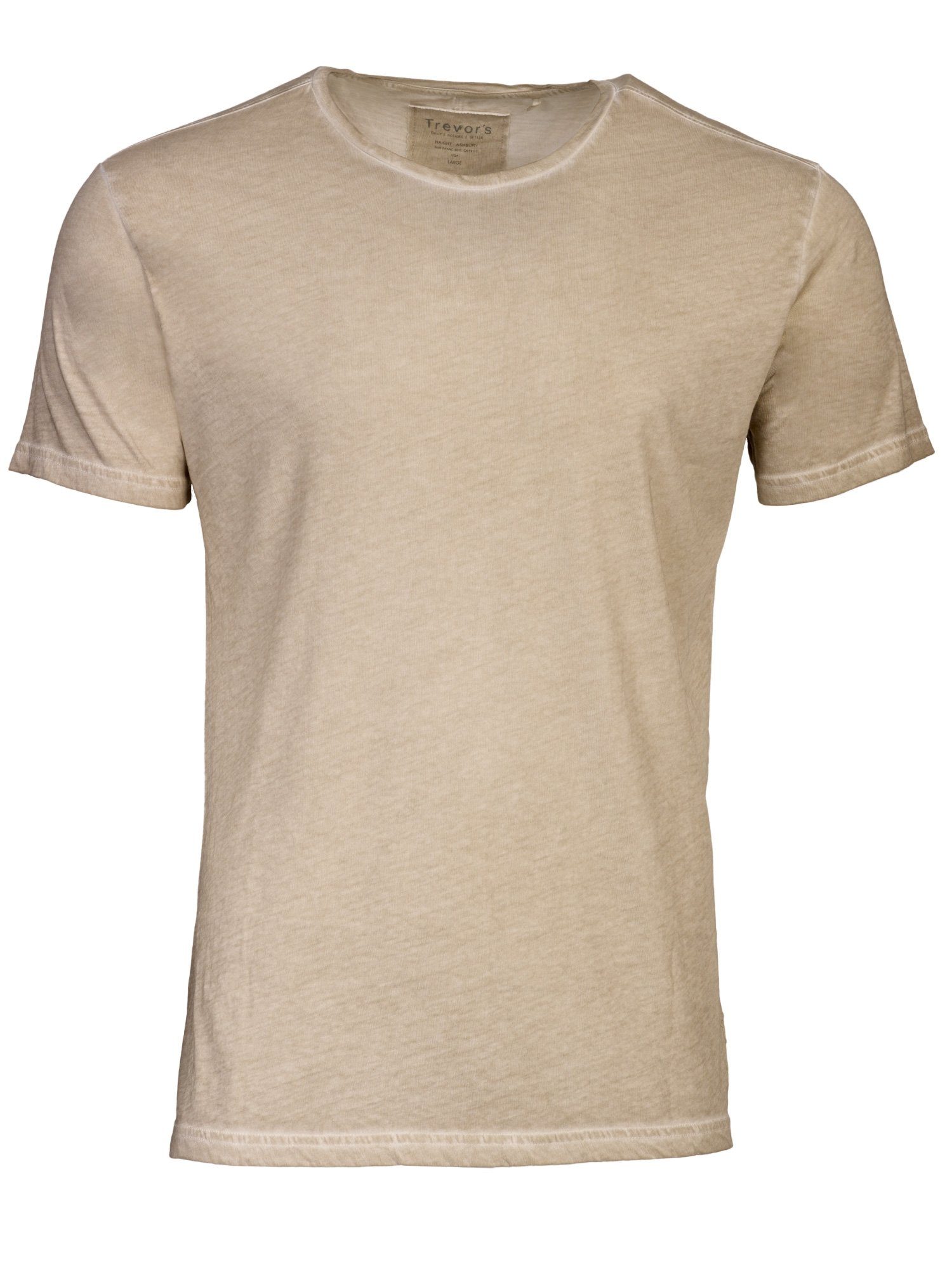 KIMI: 100% T-Shirt Herren aus Sand DAILY´S Dunkler T-Shirt softes Biobaumwolle