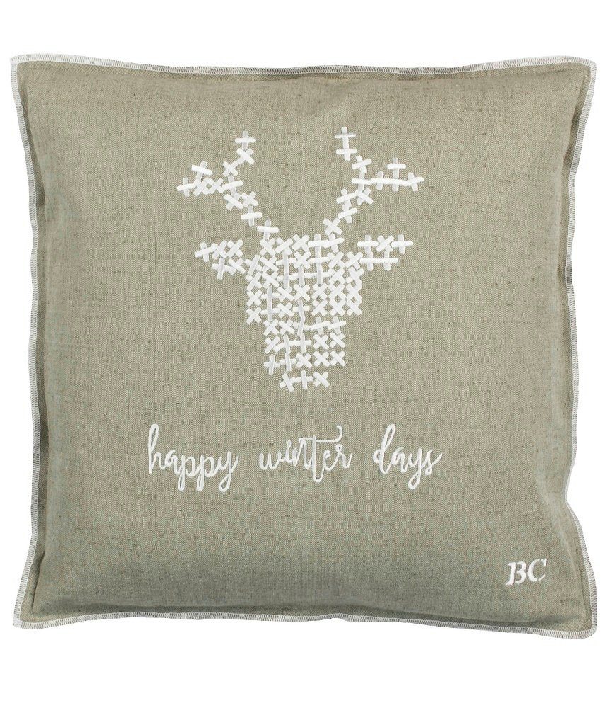 Bastion Collection Christbaumschmuck Bastion Collections - Подушки Naturfarben ´happy wi