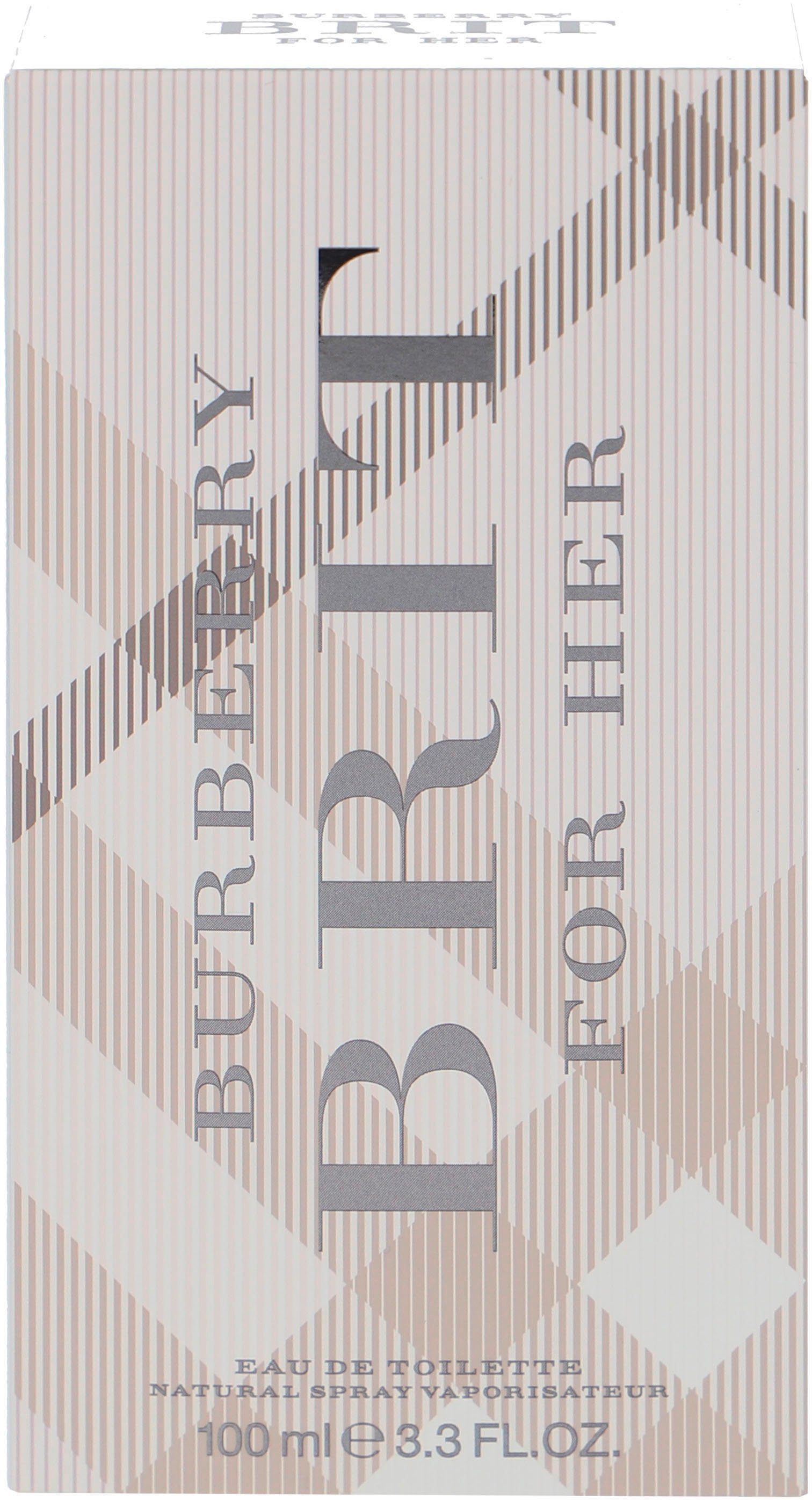 BURBERRY Eau de Toilette BRIT EDT, mit süßen Noten