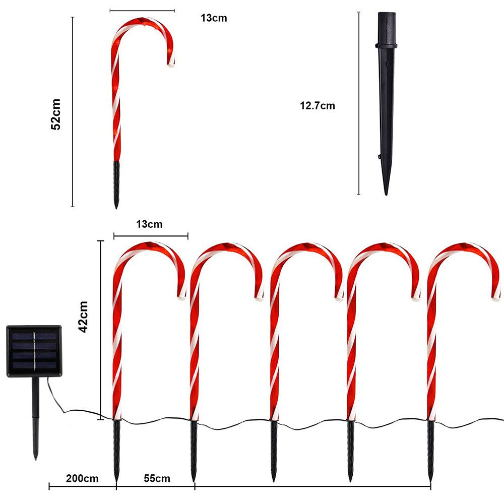 MUPOO LED-Lichterkette LED Lichterkette,Weihnachten Zuckerstangen Lichter,L günstig online kaufen