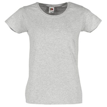 Fruit of the Loom Rundhalsshirt Damen T-Shirt mit Vintage-Logo