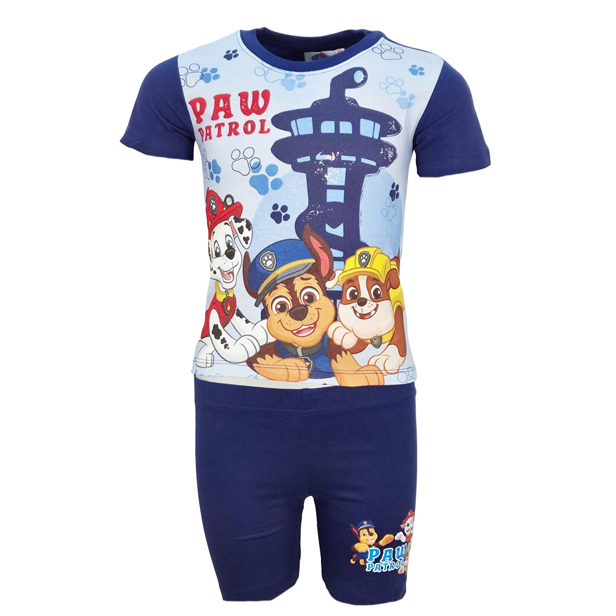 Print-Shirt Paw Patrol Kinder Chase Jungen Sommerset Shirt Shorts