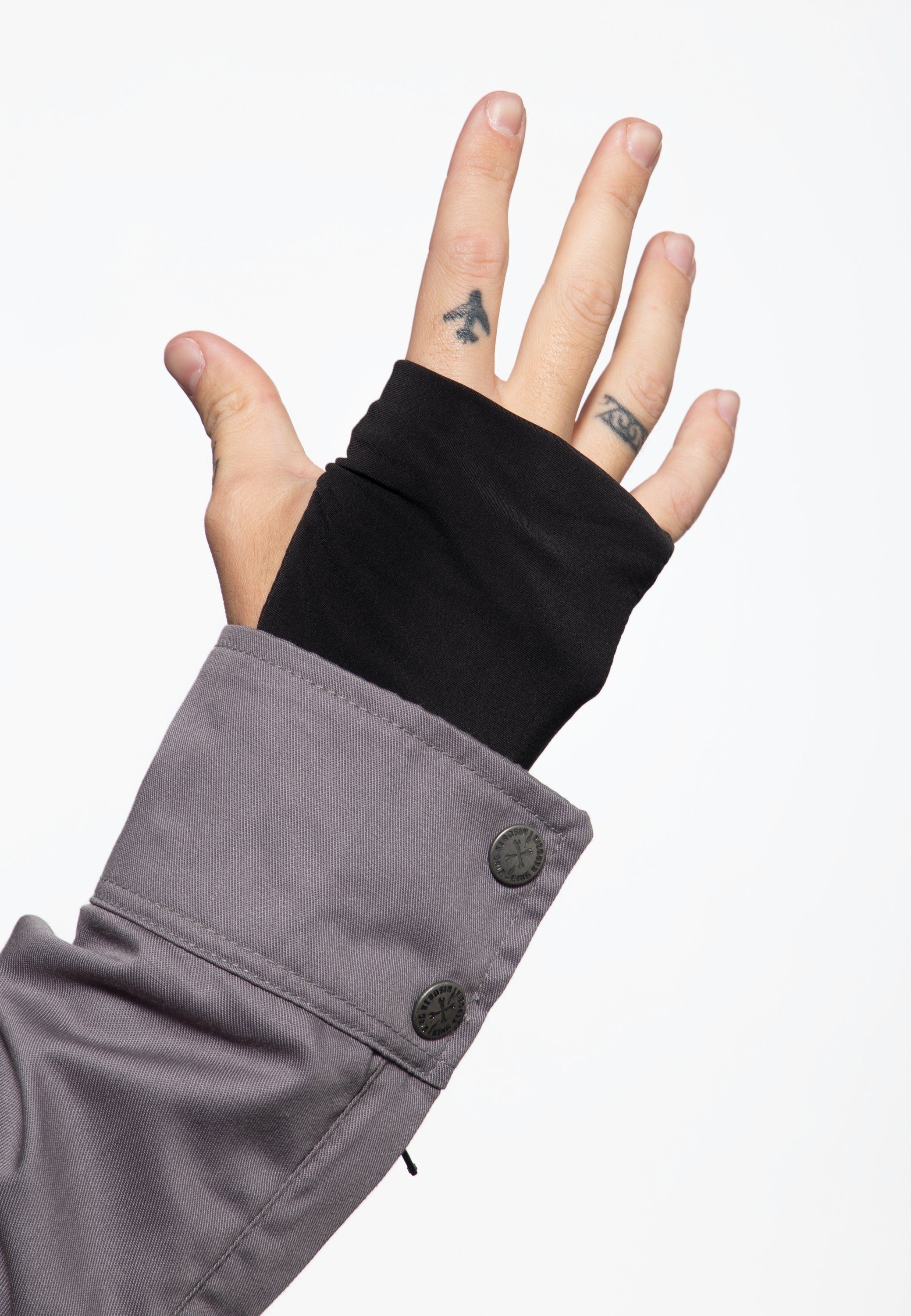 KingKerosin Kurzarmhemd mit separatem Softshell-Futter