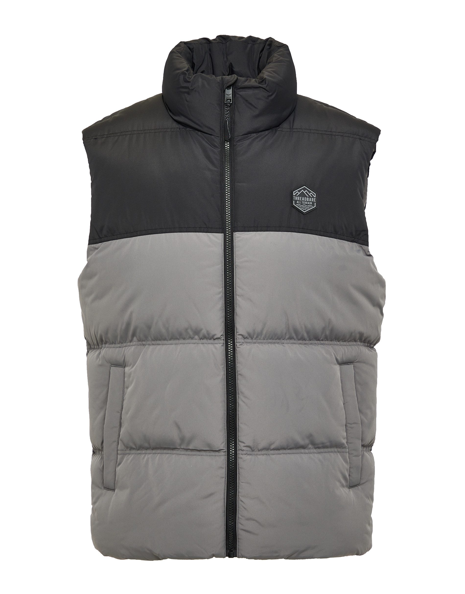 Threadbare Softshellweste THB Jacket Gilet Lethame (1-tlg) im tollen Stepp-Design
