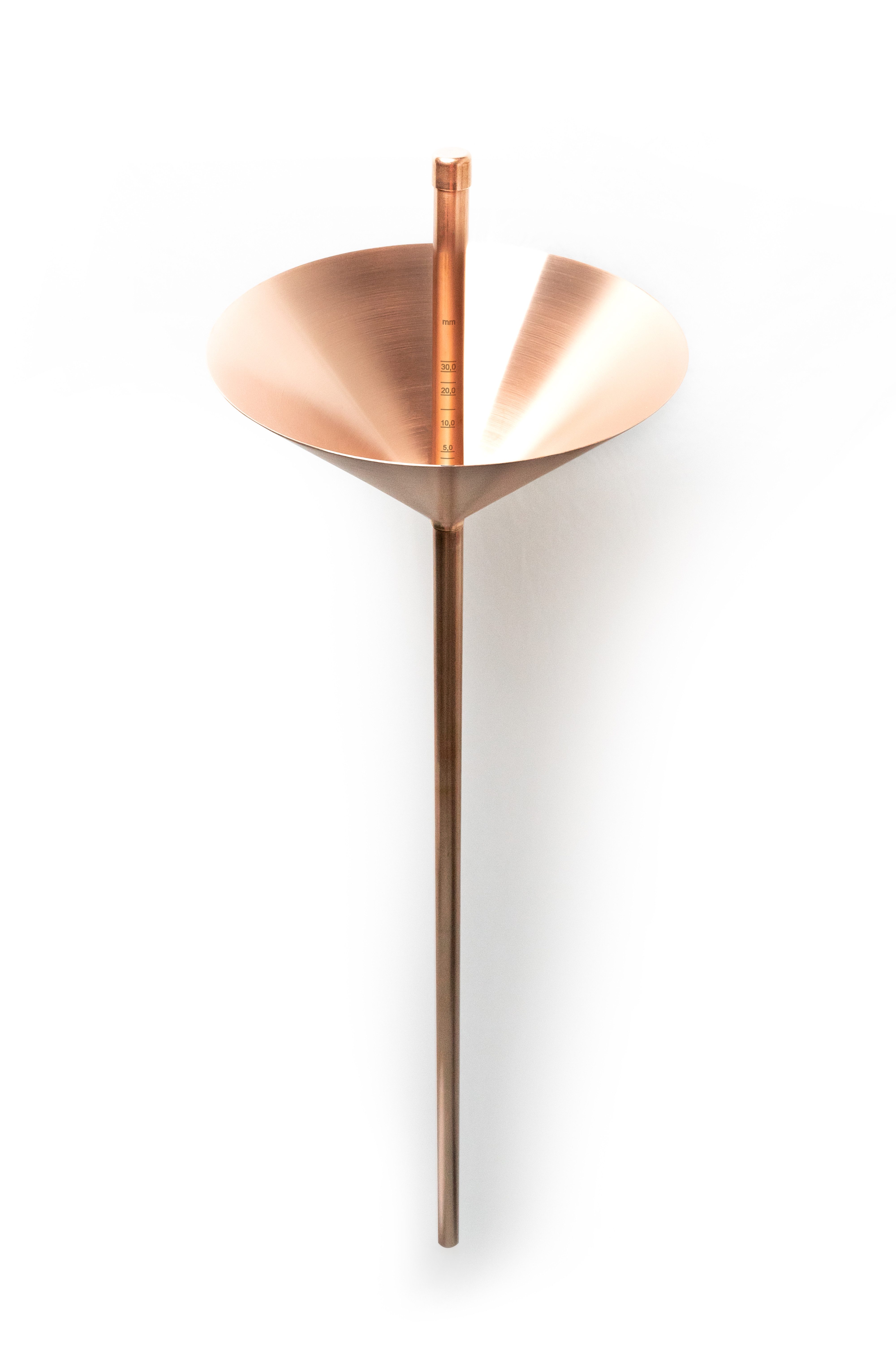 Fischer Fischer 4410-44 Regenmessser Kupfer Made in Germany Regenmesser