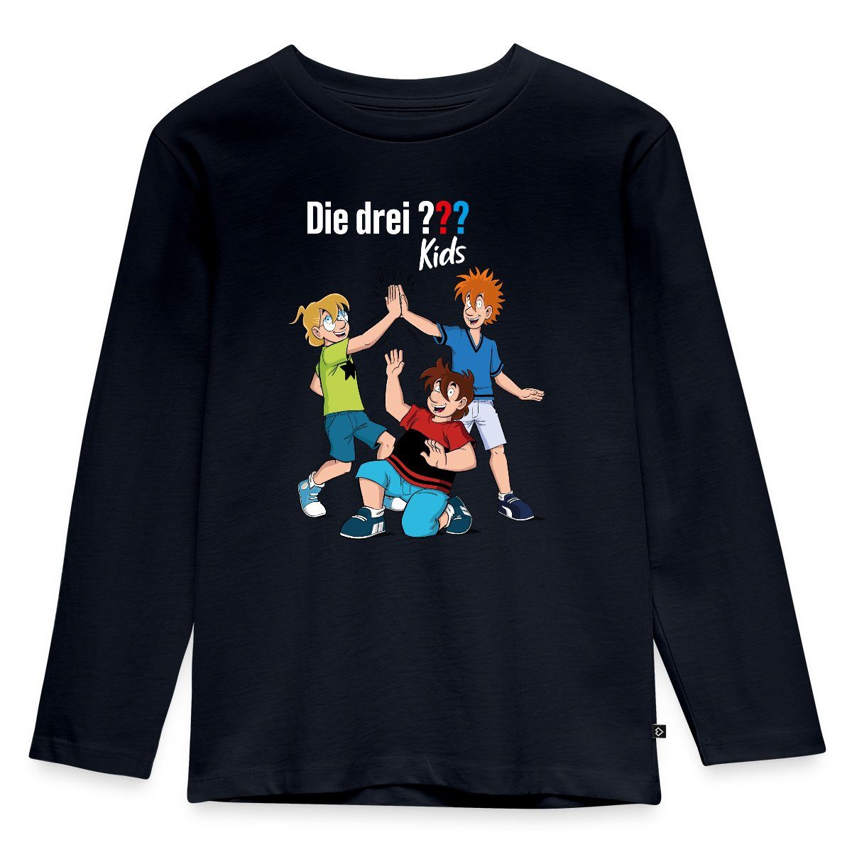 Spreadshirt T-Shirt Die Drei Fragezeichen Kids Detektive Team Kinder Premium Langarmshirt (1-tlg)