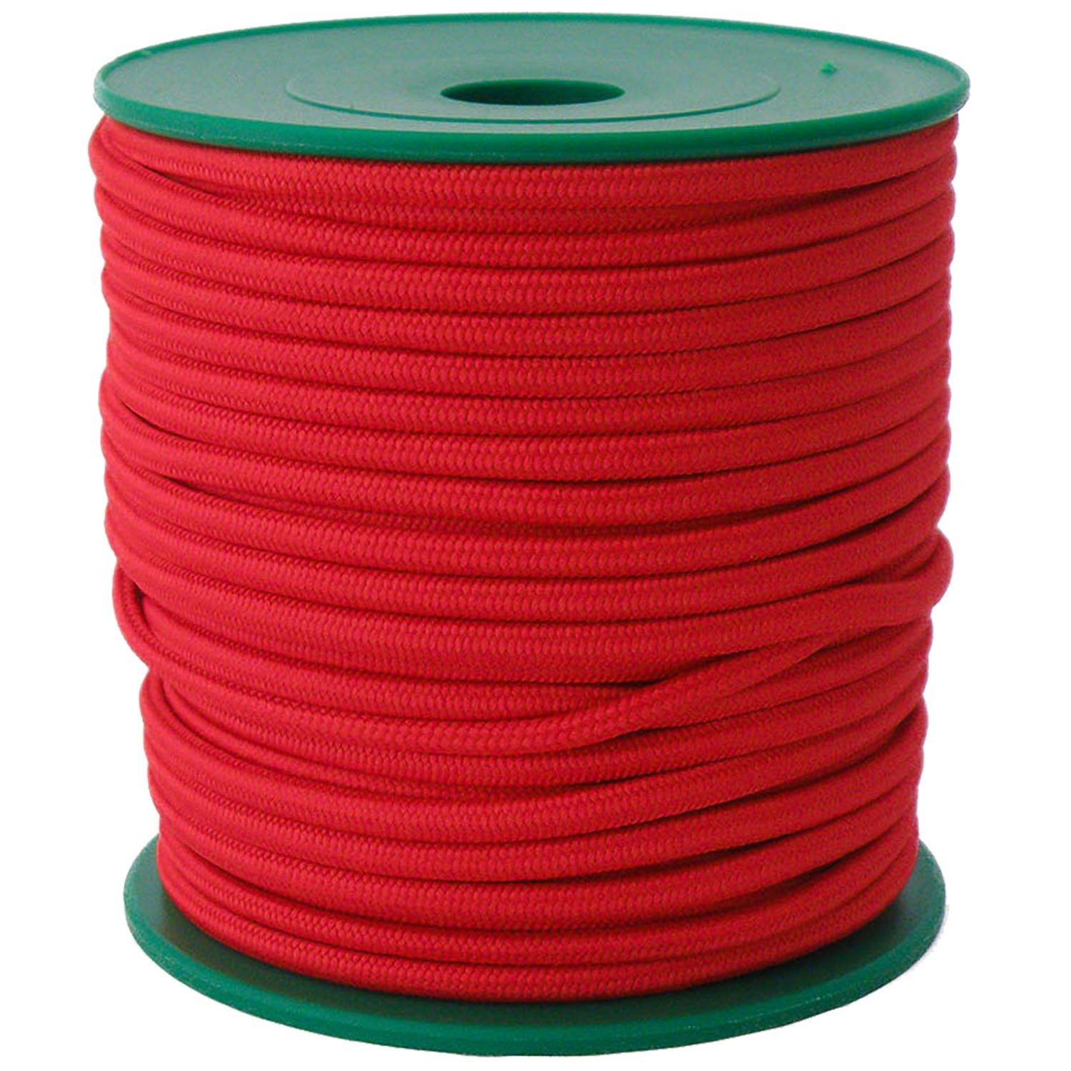 maDDma Gummiband Gummikordel 25m x Ø 3mm Gummischnur Gummiband Bekleidungsgummi, rot
