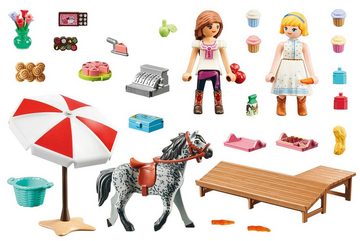 Playmobil® Spielwelt Spirit Untamed Miradero Süßigkeitenstand 70696, Pferd Pferd Hof Verkaufsstand Marktstand Spielzeug-Set