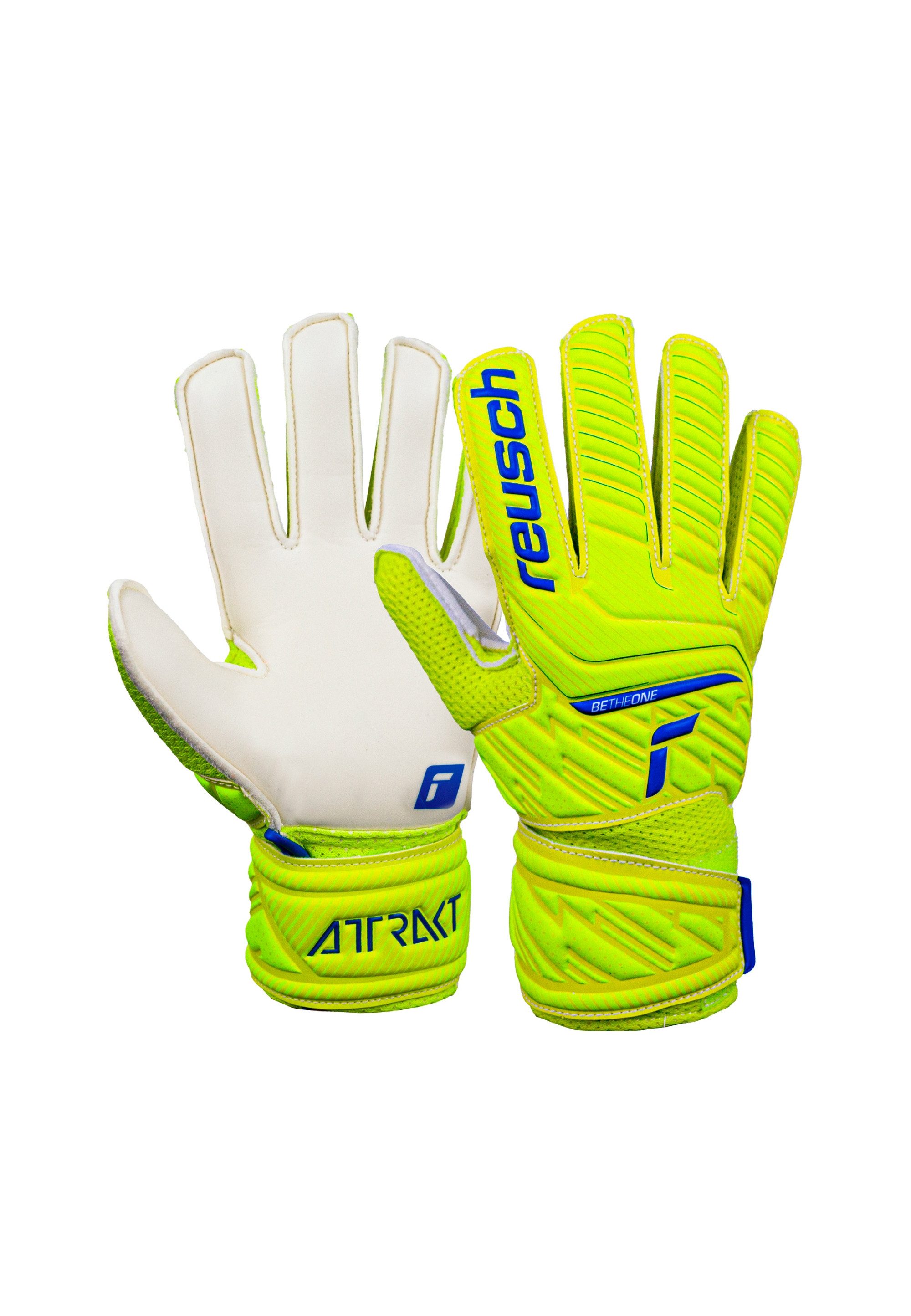 Reusch Torwarthandschuhe Attrakt Solid Junior für alle Spielfeldoberflächen