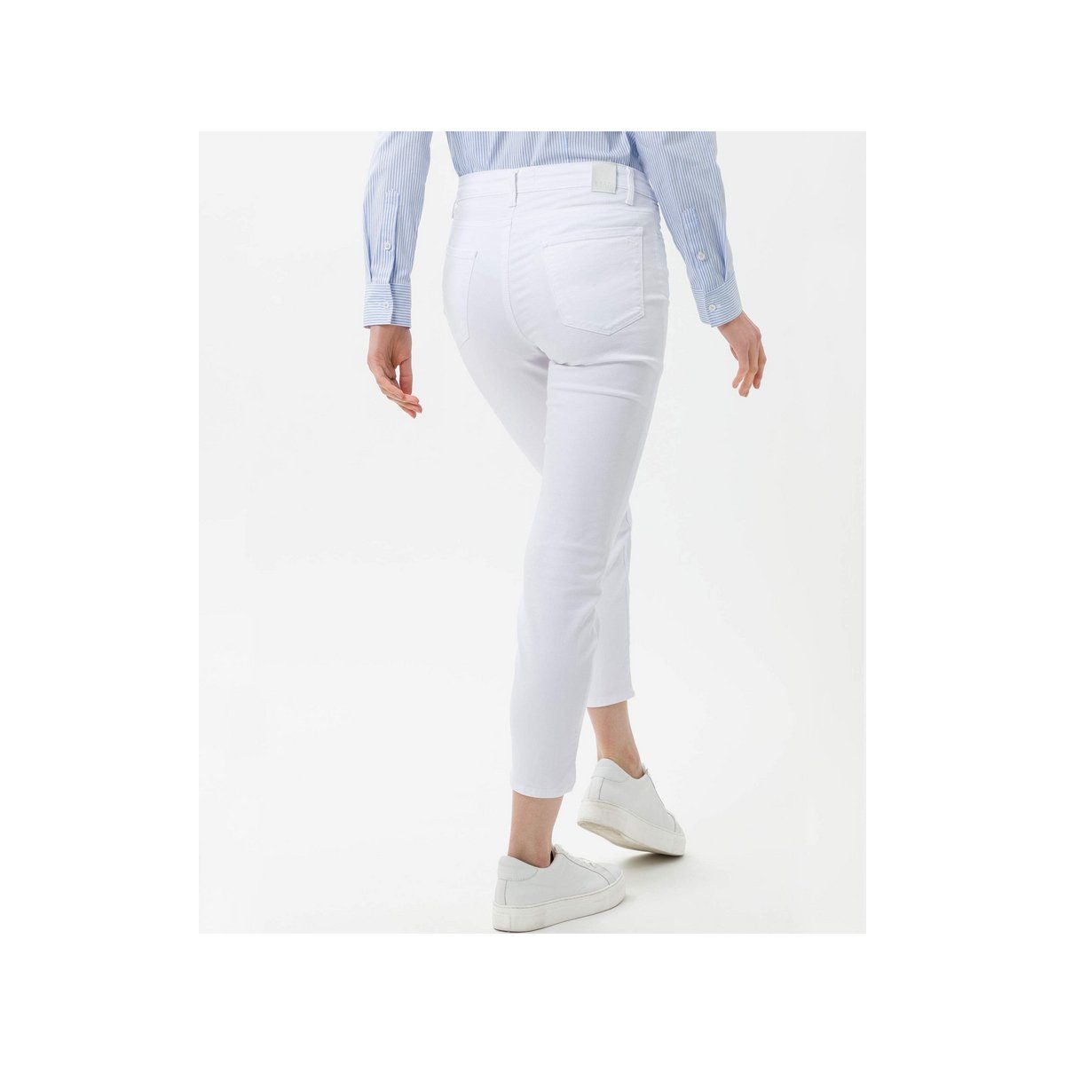 Leineweber Slim-fit-Jeans weiß (1-tlg)