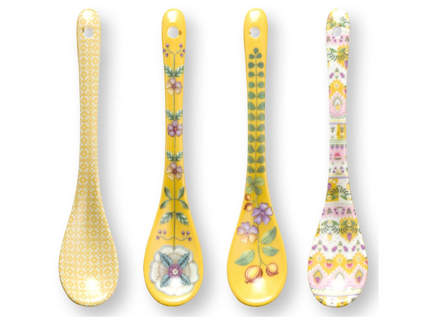 PiP Studio Teelöffel Lily&Lotus Yellow Teelöffel 13cm Set4