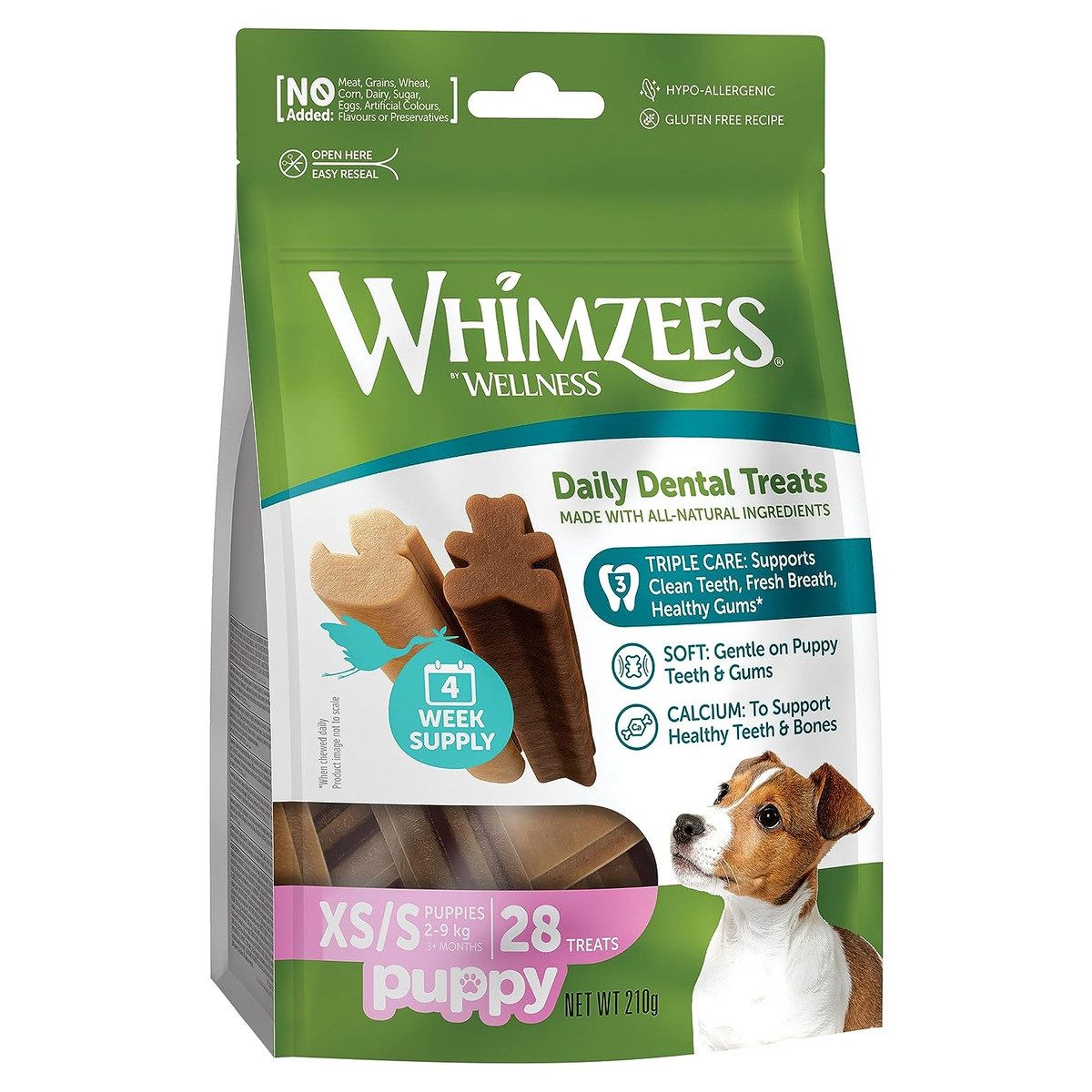 Whimzees Kaustangen für Welpen Puppy Chew XS/S 210 g, Snack für: Hund
