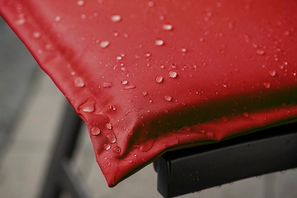 sunnypillow Liegenauflage 190 x 60 cm, 1 Stück Rot