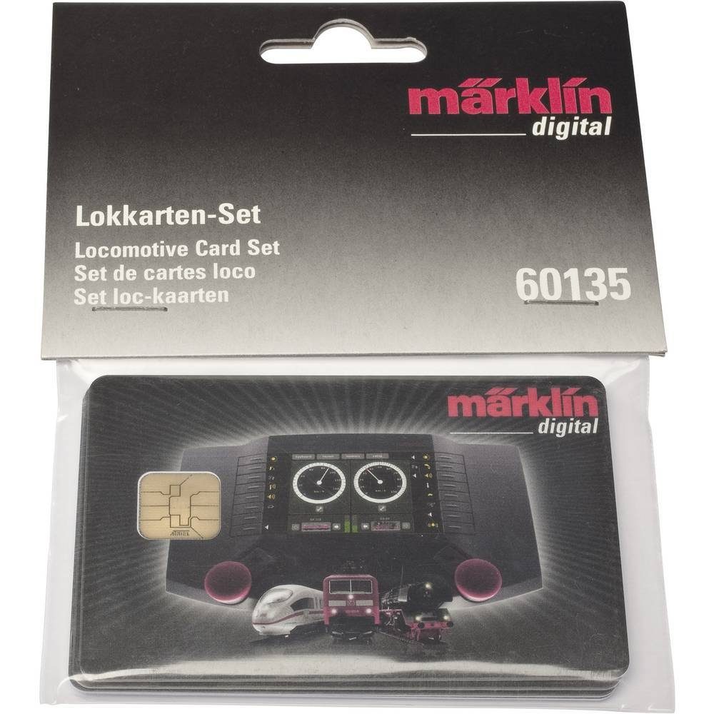 Märklin Modelleisenbahn-Stecker 5er-Set Lokkarten 60135
