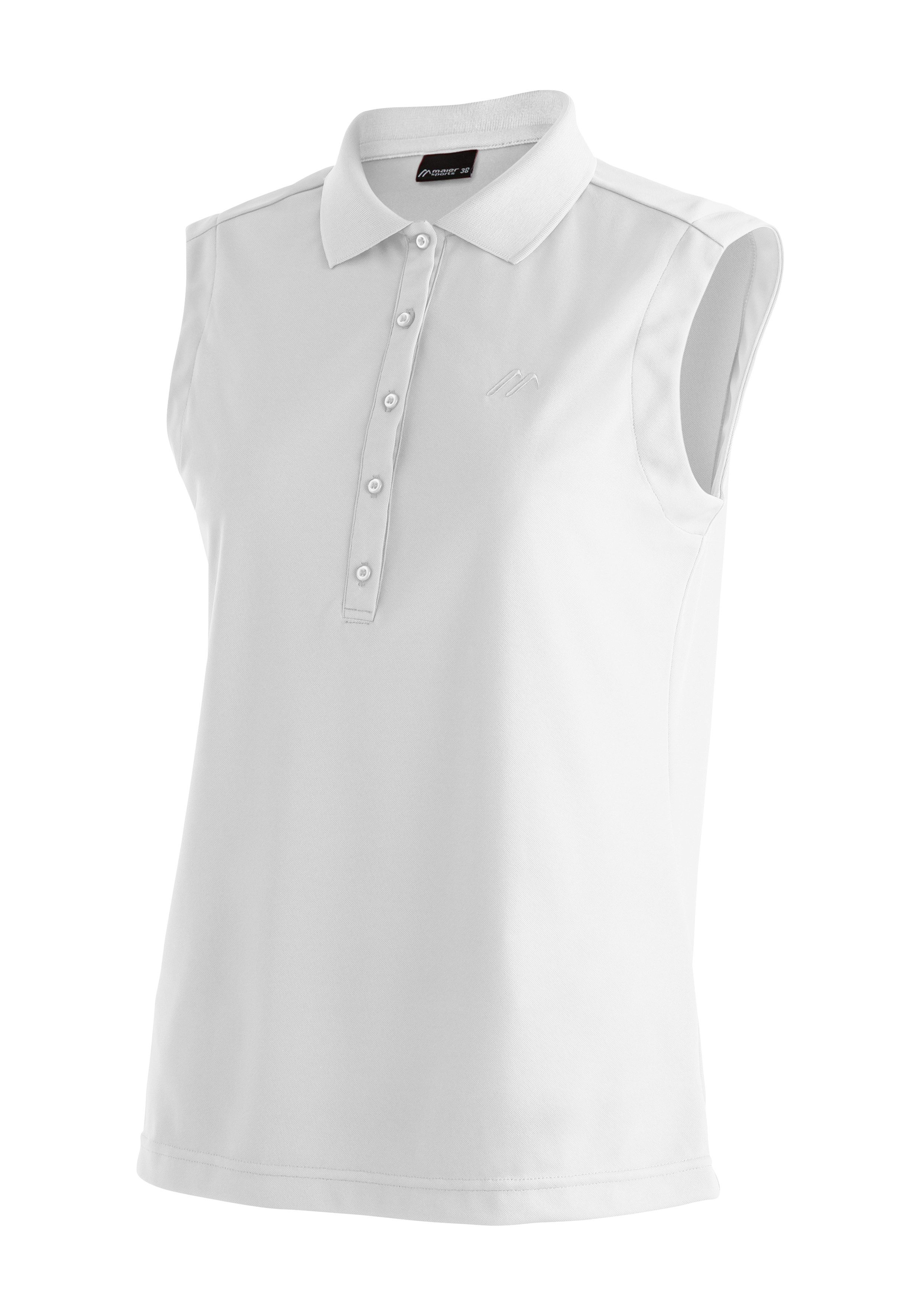 Maier Sports Poloshirt Ulrike sleeveless Damen Funktionsshirt, ärmelloses Freizeitshirt, Regular Fit