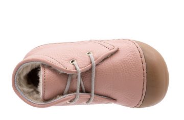 Ocra Ocra Schuhe Lauflernschuhe mit Lammfell A330 pflanz. geg. rosa Schnürstiefelette