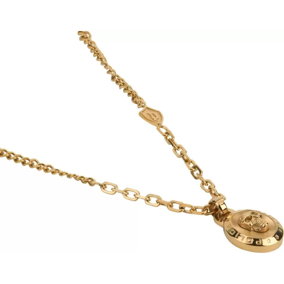 Police Edelstahlkette Police User Herrenkette PEAGN2212111 70 cm Edekstahl Kette Golden POLI
