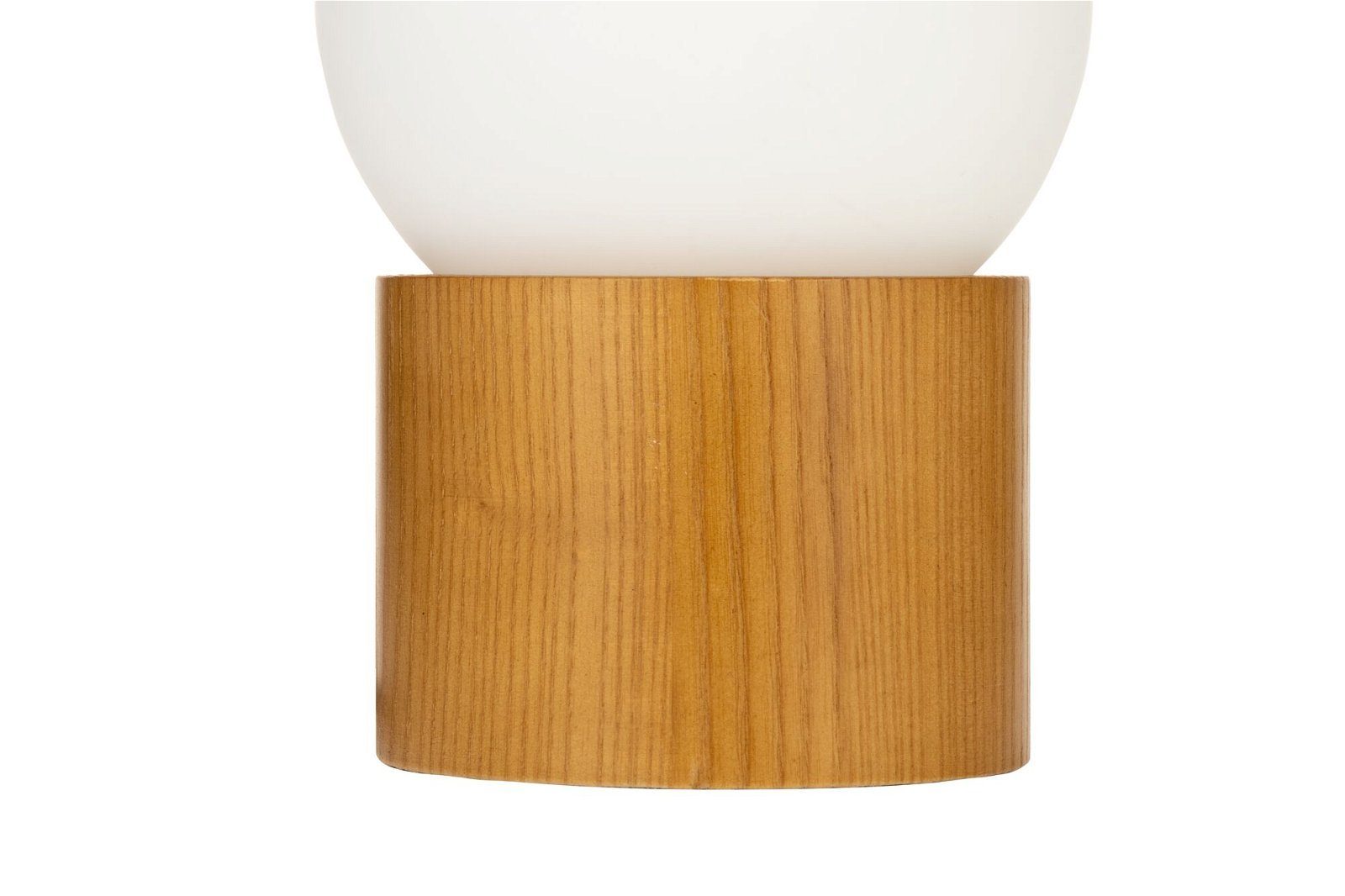 Pauleen Tischleuchte Woody Shine max. Leuchtmittel, G9 ohne Glas/Eschenholz 3,5W Weiß/Holz natur, 230V
