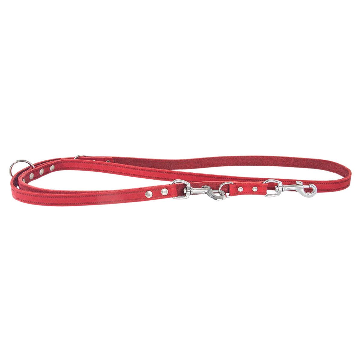 Das Lederband Hundeleine Hundeführleine Weinheim Red