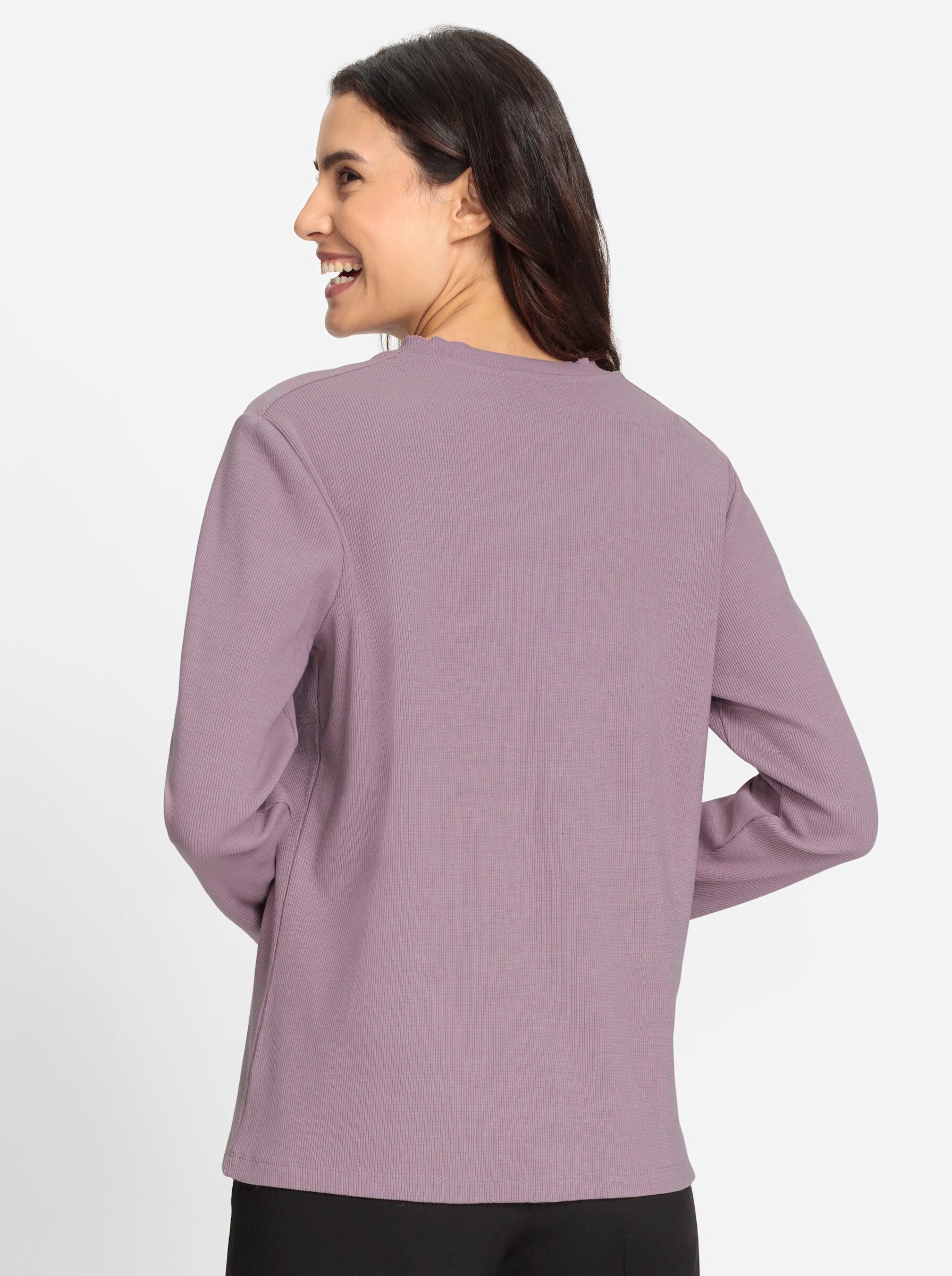 Inspirationen Shirtjacke "Shirtjacke" 1 Stk. tlg. günstig online kaufen