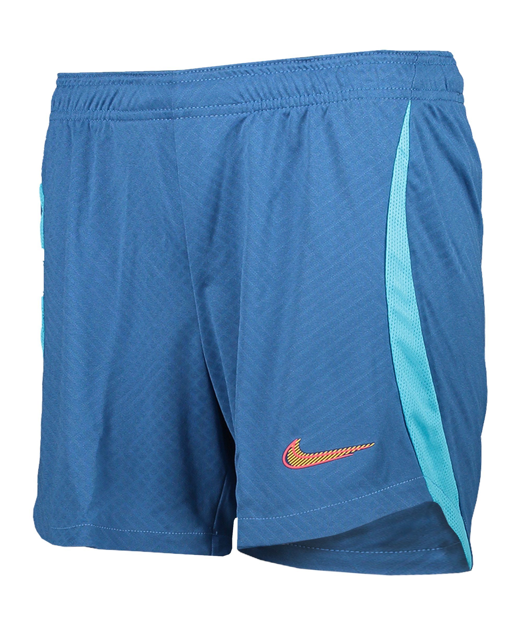 Nike Sporthose Strike 22 Short Damen blaurot